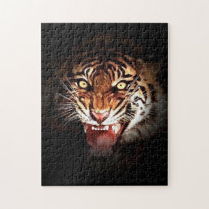 Puzzle Tiger - Wild Big Cats Animals Art