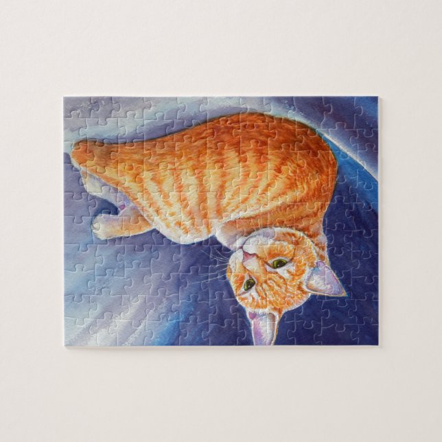 Puzzle Tigg l'Orange Tabby Cat (Horizontal)