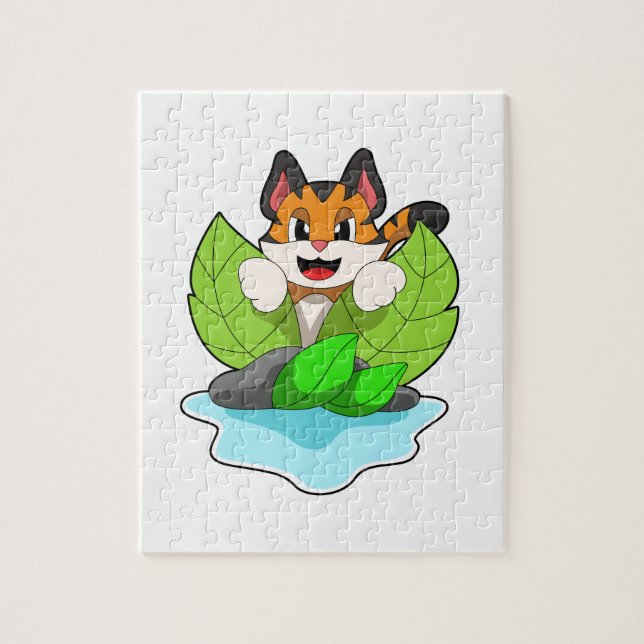 Puzzle Tigre à la chasse (Vertical)