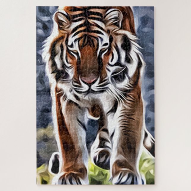 Puzzle Tigre à patte (Vertical)