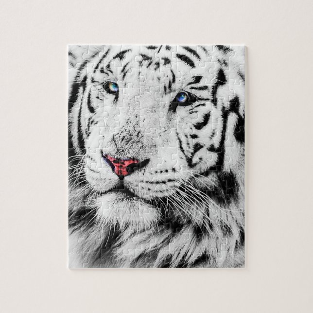 Puzzle Tigre blanc (Vertical)