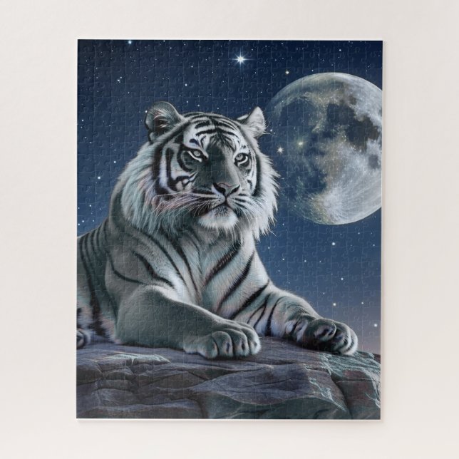 Puzzle Tigre blanc (Vertical)