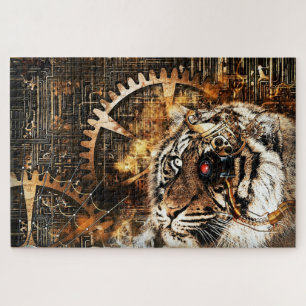 Puzzle Tigre de Steampunk