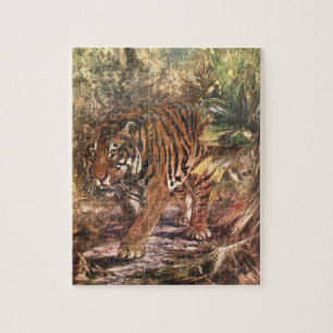 Puzzle Tigre du Bengale par CE Swan, animal sauvage Vinta