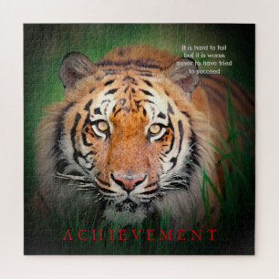 Puzzle Tigre Motivation Réussite - Animaux Art