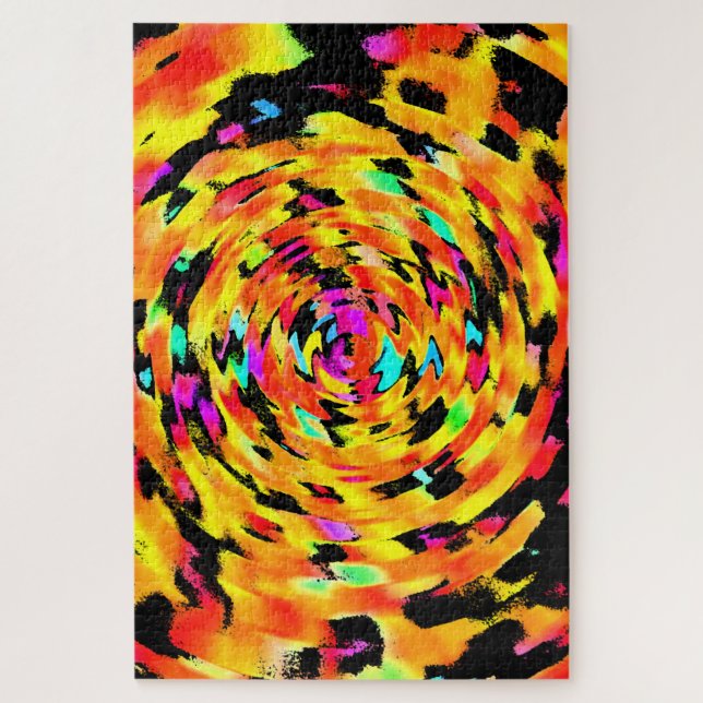 Puzzle Tigress Abstrait (Vertical)