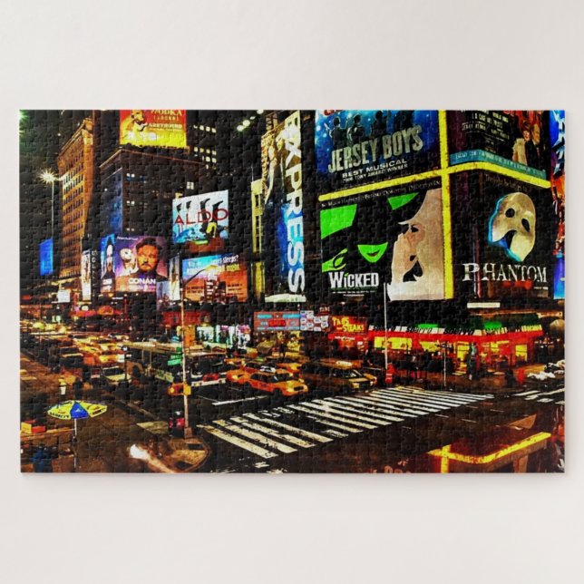 Puzzle Times Carré New York (Horizontal)