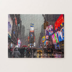 Puzzle Times Square pluvieux