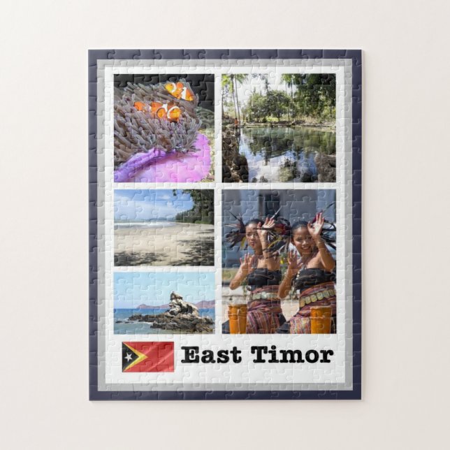 Puzzle Timor oriental - Mosaic - (Vertical)