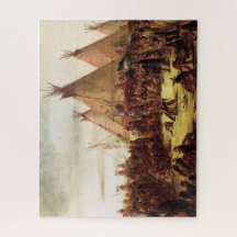 Tipis Conseil de guerre Sioux George Catlin Vers 1