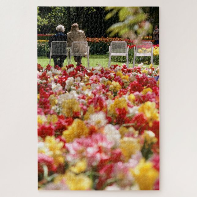 Puzzle Tiptoe, dans les Tulipes. (Vertical)