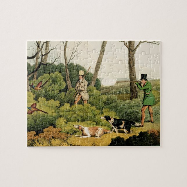 Puzzle "Tir de faisan", pub. par Thomas McLean, 1820 ( (Horizontal)