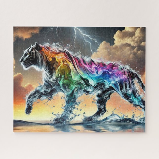Puzzle Tireur arc-en-ciel (Horizontal)