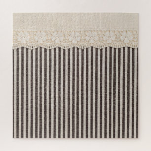 Puzzle Tissu dentelle texture textile, motif arrière - pl