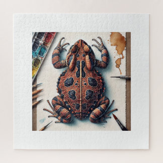 Puzzle Toad Bug 031024IREF207 - Watercolor
