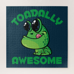 Puzzle Toad de Cartoon Joyeux