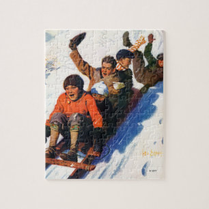 Puzzle Tobagganing