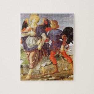 Puzzle Tobias et l'Ange par Andrea del Verrocchio
