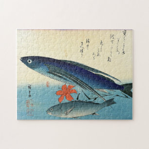 Puzzle Tobiuo & Ishimochi - Impression colorée de poisson