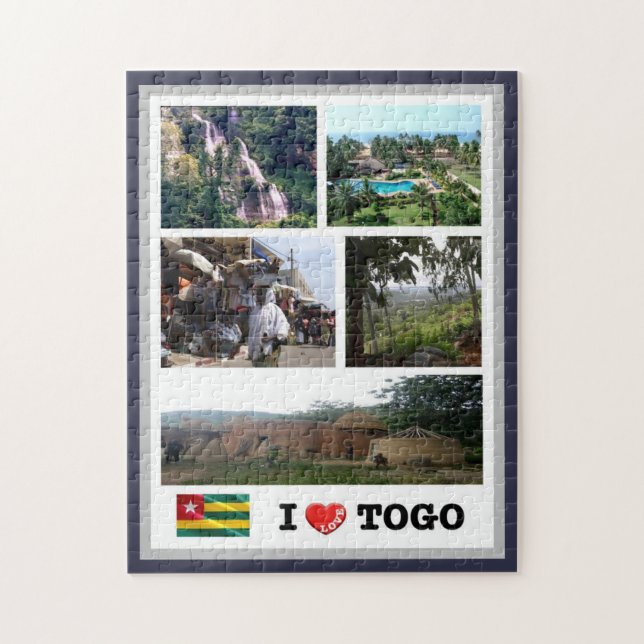 Puzzle Togo - I Love - (Vertical)