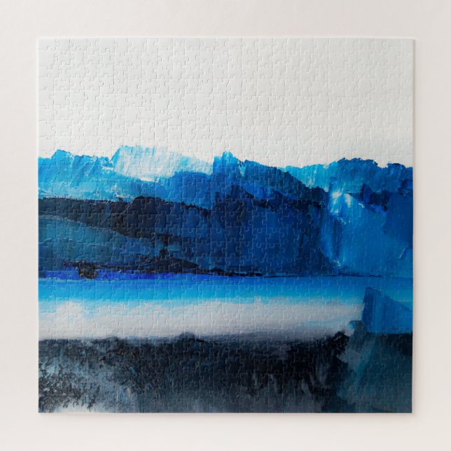 Puzzle Toile Abstraite : Texture Art Moderne. (Vertical)