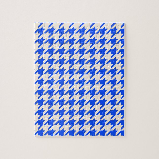 Puzzle Toile de Chine Bleue à Carreaux (Vertical)