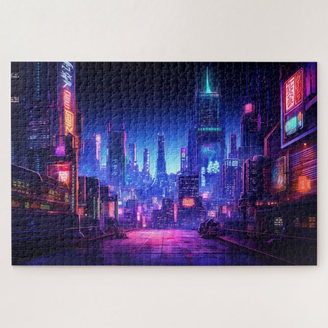 Puzzle Toit Cyberpunk Tokyo (Horizontal)