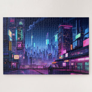 Puzzle Toit de Cyberpunk Tokyo