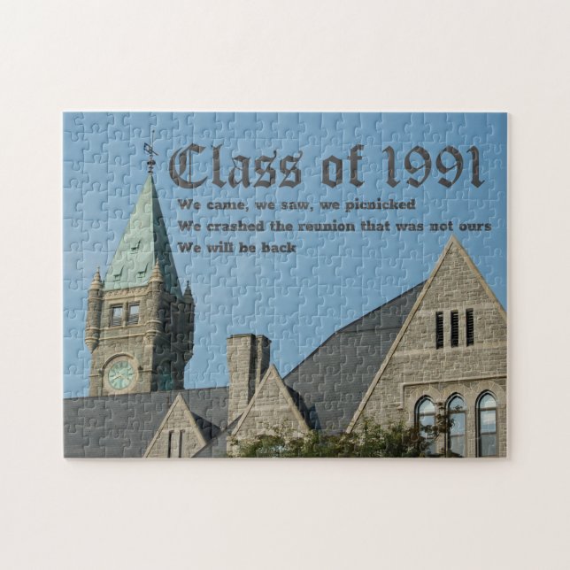 Puzzle Toits de réunion de classe Bryn Mawr Taylor Hall (Horizontal)