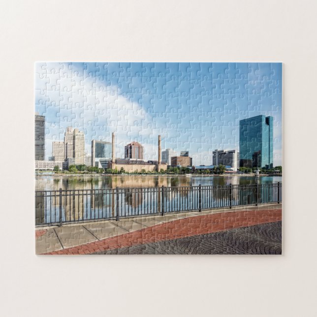 Puzzle Toledo Ohio City Skyline (Horizontal)