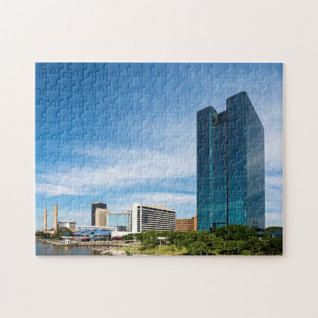 Puzzle Toledo Ohio City Skyline (Horizontal)