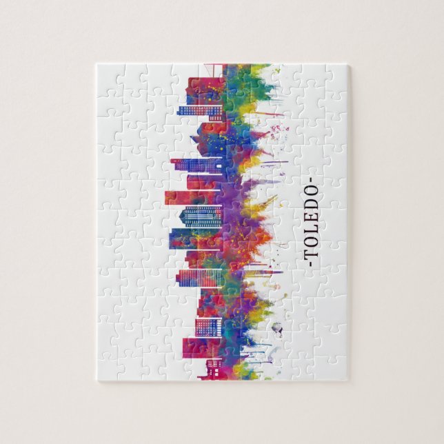 Puzzle Toledo Ohio Skyline (Vertical)