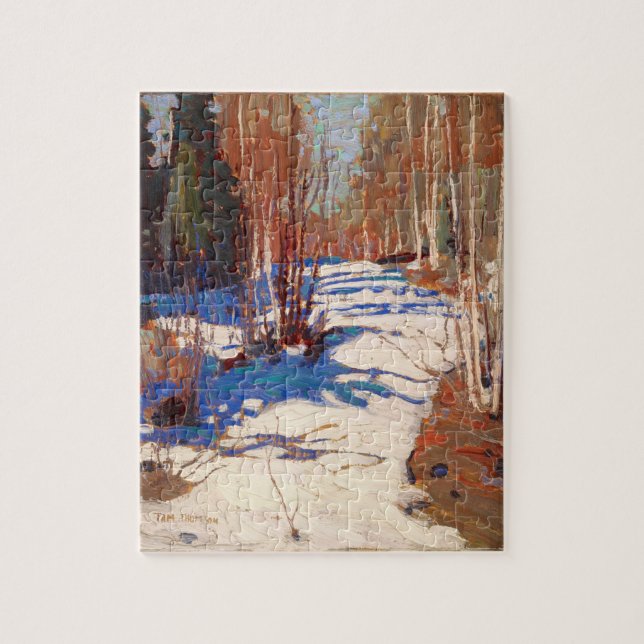 Puzzle Tom Thomson Painting Path Behind Mowat Lodge (Vertical)