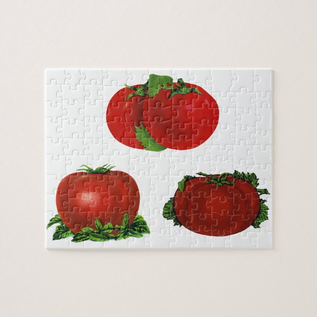 Puzzle Tomates vintages rouges mûres Nourriture, Fruits,  (Horizontal)