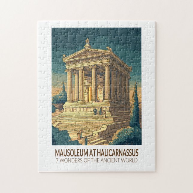 Puzzle Tombeau d'Halicarnasse 7 Merveilles du Monde (Vertical)