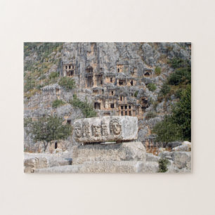Puzzle Tombeaux de Myra Rock - Turquie (ancienne Unesco)