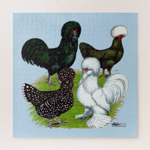 Puzzle Top Hat Chicken
