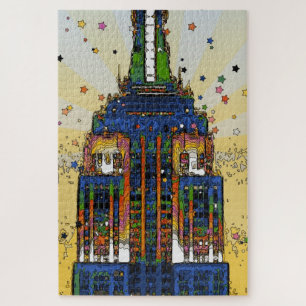 Puzzle Top of the Empire State Psychedelic