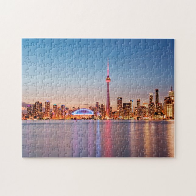 Puzzle Toronto Skyline à Sunset (Horizontal)