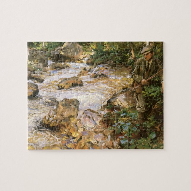 Puzzle Torrent du Tyrol par John Singer Sargent (Horizontal)