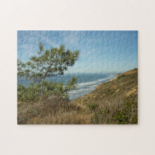 Puzzle Torrey Pine and California Coastline Landscape