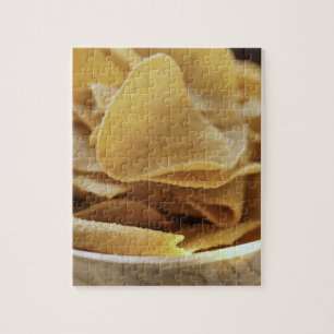 Puzzle Tortilla chips dans un bol de bois