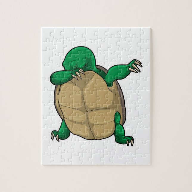 Puzzle Tortue à Hip hop Dance Dab (Vertical)