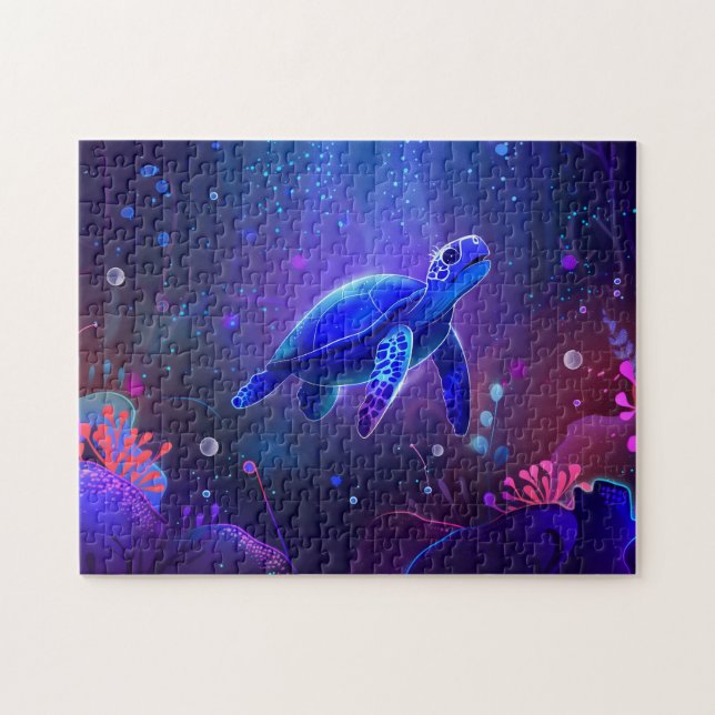 Puzzle Tortue de mer (Horizontal)