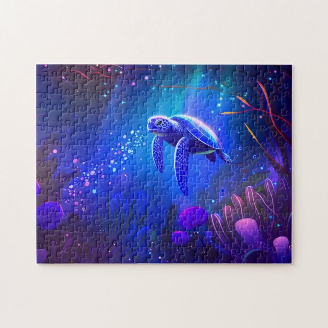 Puzzle Tortue de mer (Horizontal)