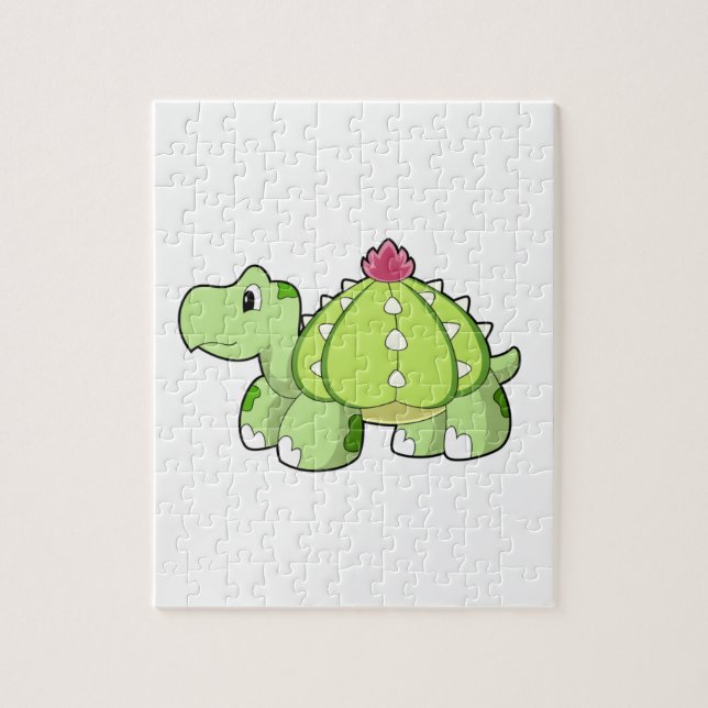 Puzzle Tortue en cactus (Vertical)