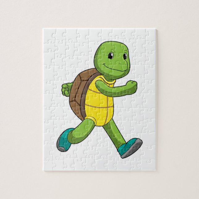 Puzzle Tortue en course (Vertical)