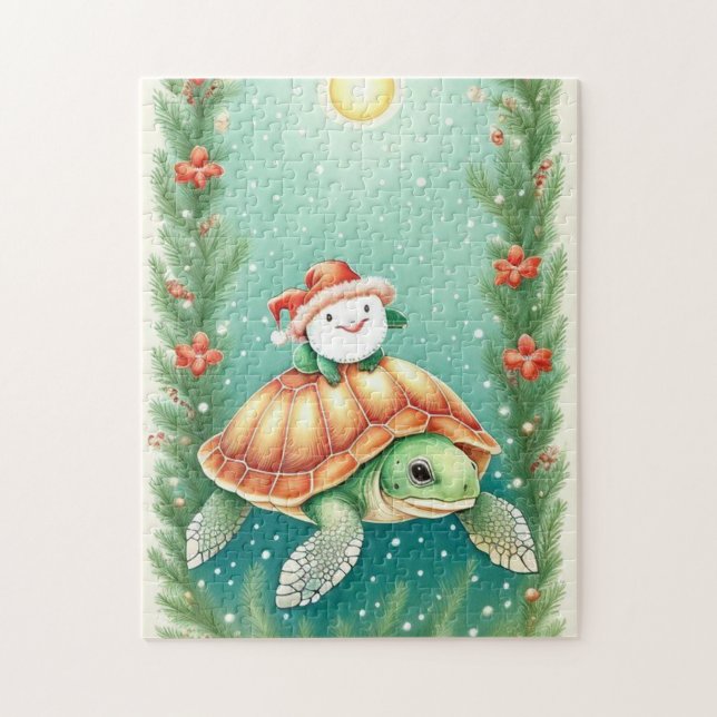 Puzzle Tortue Imaginaire mignonne (Vertical)