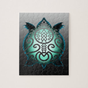 Puzzle Tortue Snapper Silhouette