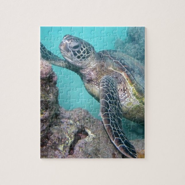 Puzzle Tortue verte d'Hawaii (Vertical)
